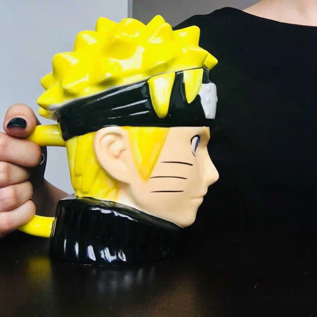 naruto ceramic travel mug