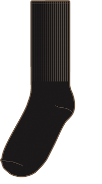 Arm Socks - Organic Cotton Black – REW