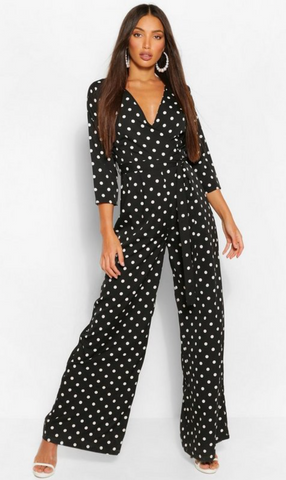 polka dot jumpsuit