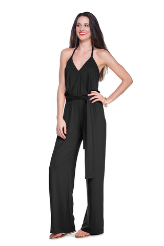 Plisse Belted Wide Leg Wrap Jumpsuit | SOSANDAR | M&S