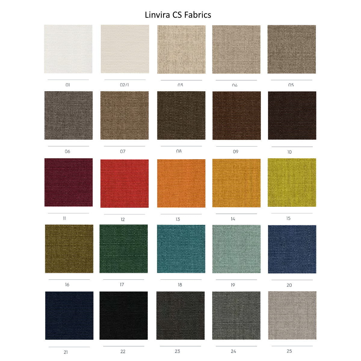 Linvira CS Fabric samples