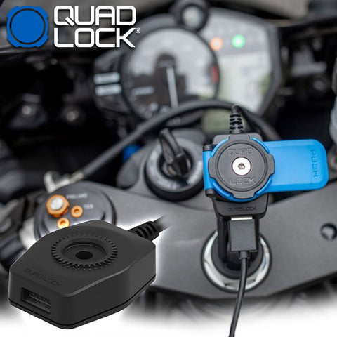  Quad Lock Motorcycle USB Charger : Automotive