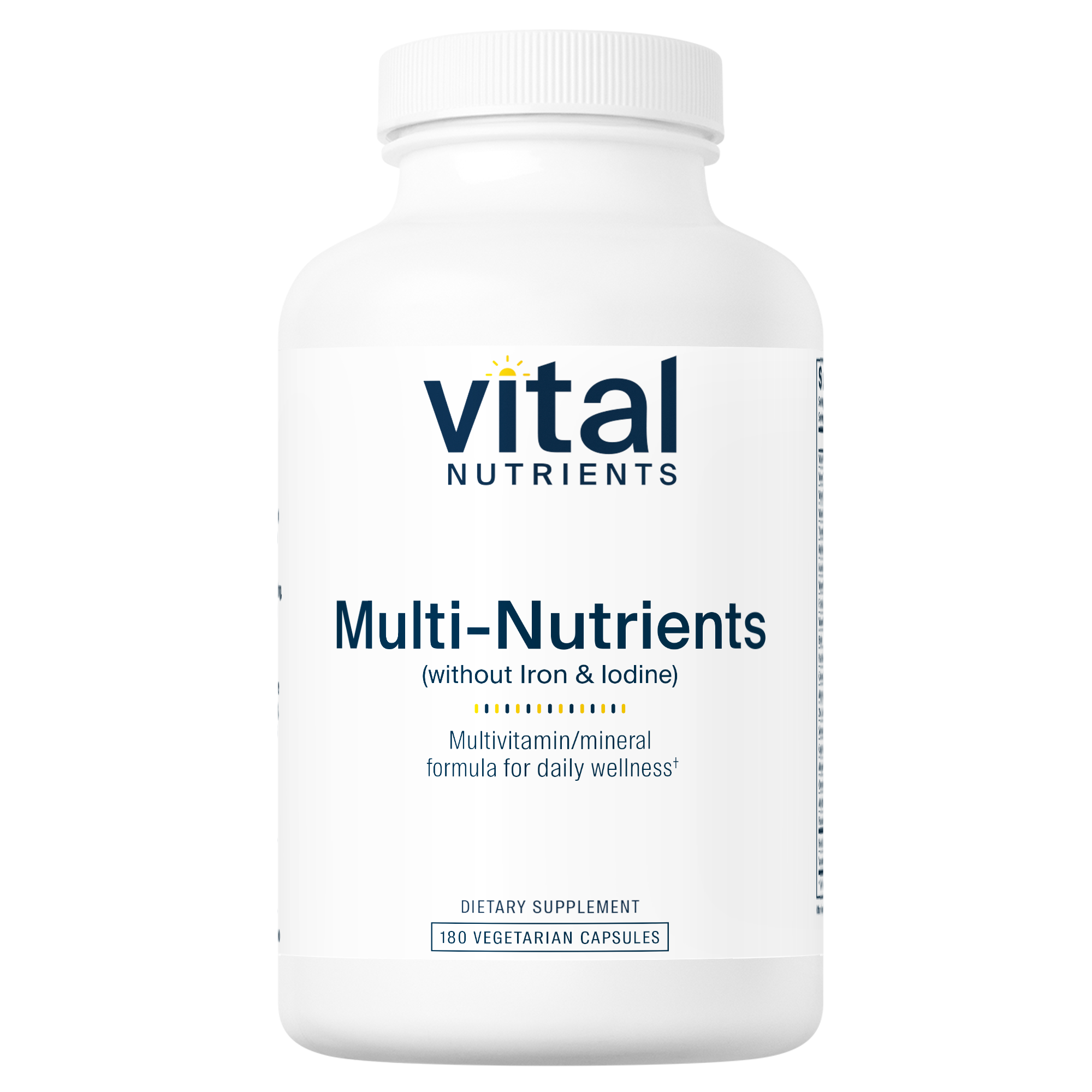 Multi Nutrients (No Iron or Iodine) | 180 Capsules | Vital Nutrients ...