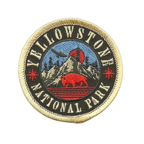 Yellowstone National Park US Travel Souvenir Embroidered Sew On Iron On  Patches