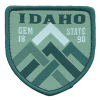 Idaho Patch – ID Gem State - Travel Patch – Souvenir Patch – Embellishment Applique –  2.25" Peel and Stick