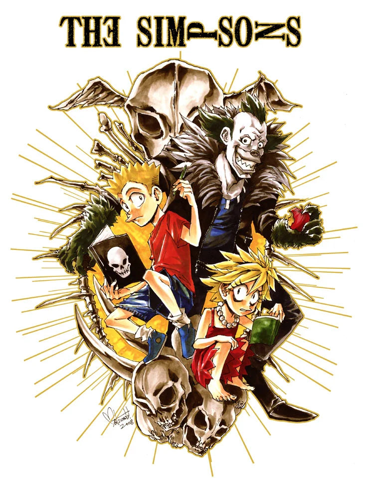 Death Note Parodie Poster von SpaceCoyote