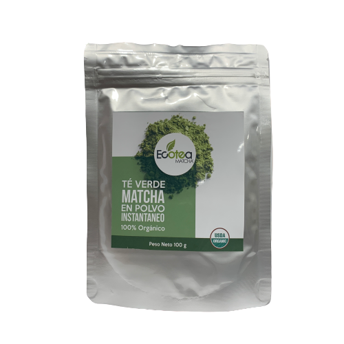 TE MATCHA PURO ORGÁNICO, TARRO 100 G. - Panacea Vida - Superalimentos  Productos naturales - Arica