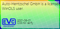 Auto-Hentzschel EVC Zertifikat