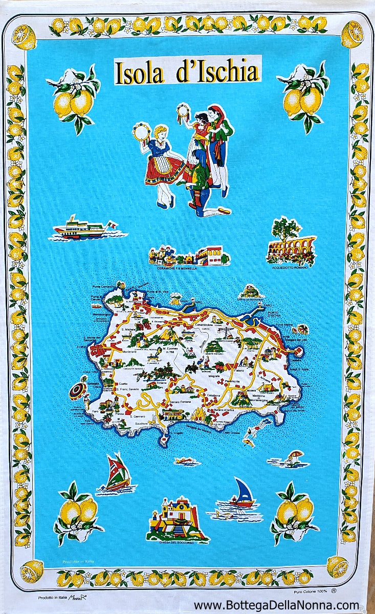 The Calabria Terry Cloth Dish Towel - Made in Italy – La Bottega della Nonna