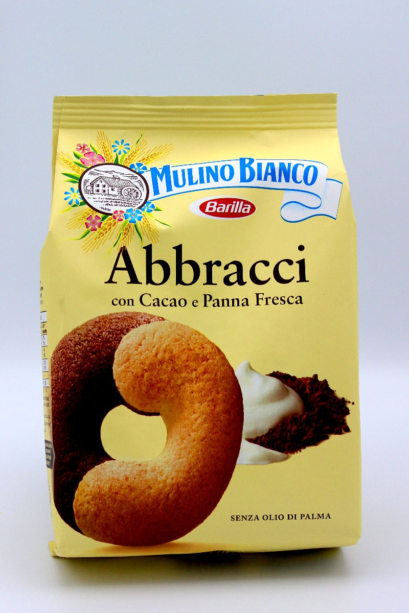 Mulino Bianco Baiocchi Biscuits with Hazelnut Cocoa Filling 260g