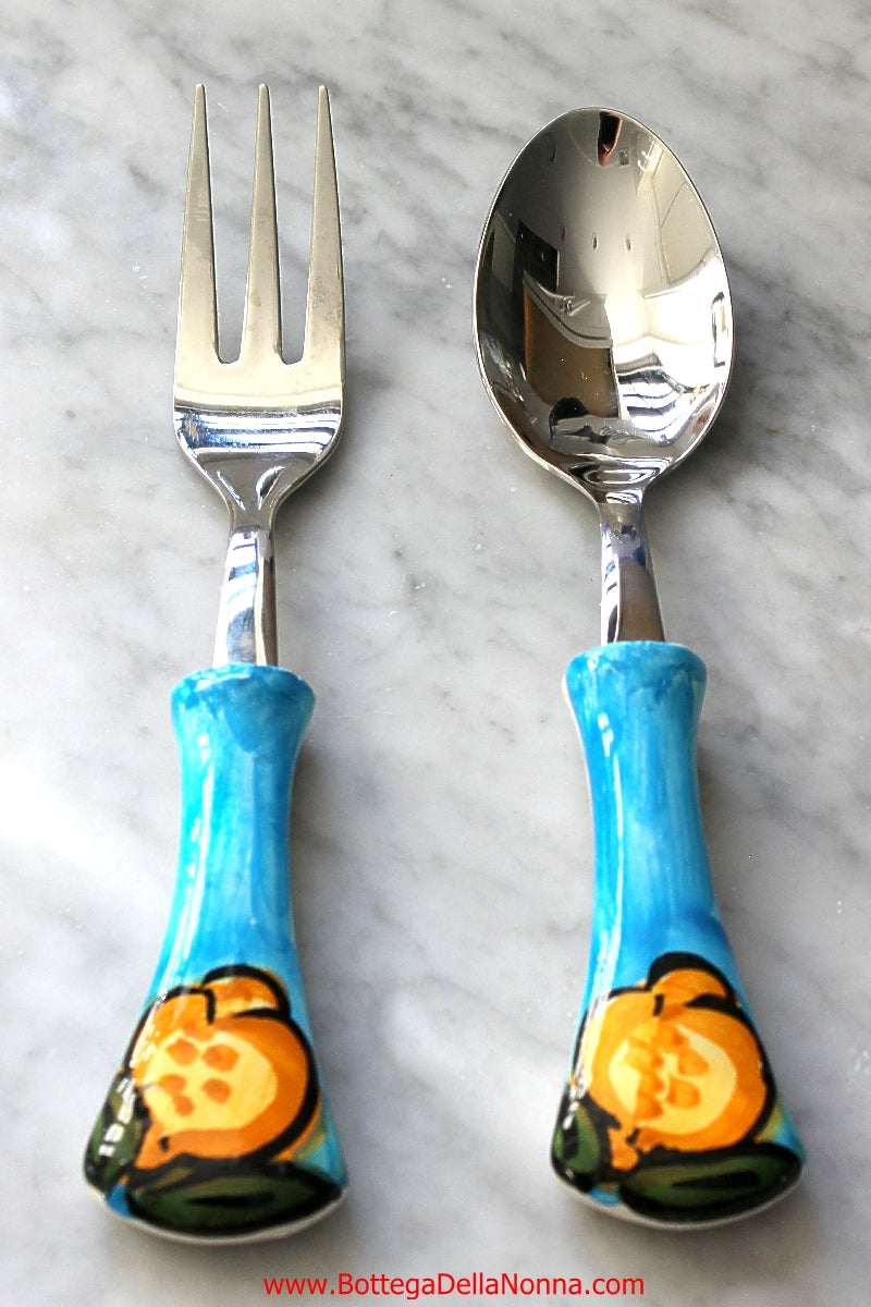 The Positano Pasta Serving Spoon – La Bottega della Nonna