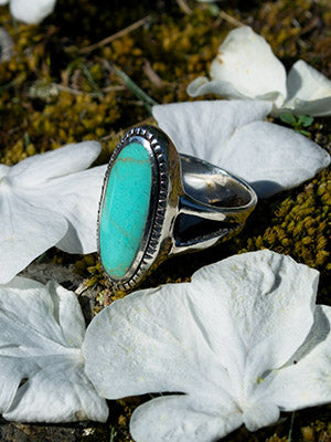 Tibetan Turquoise Ring | Made In Earth Australia