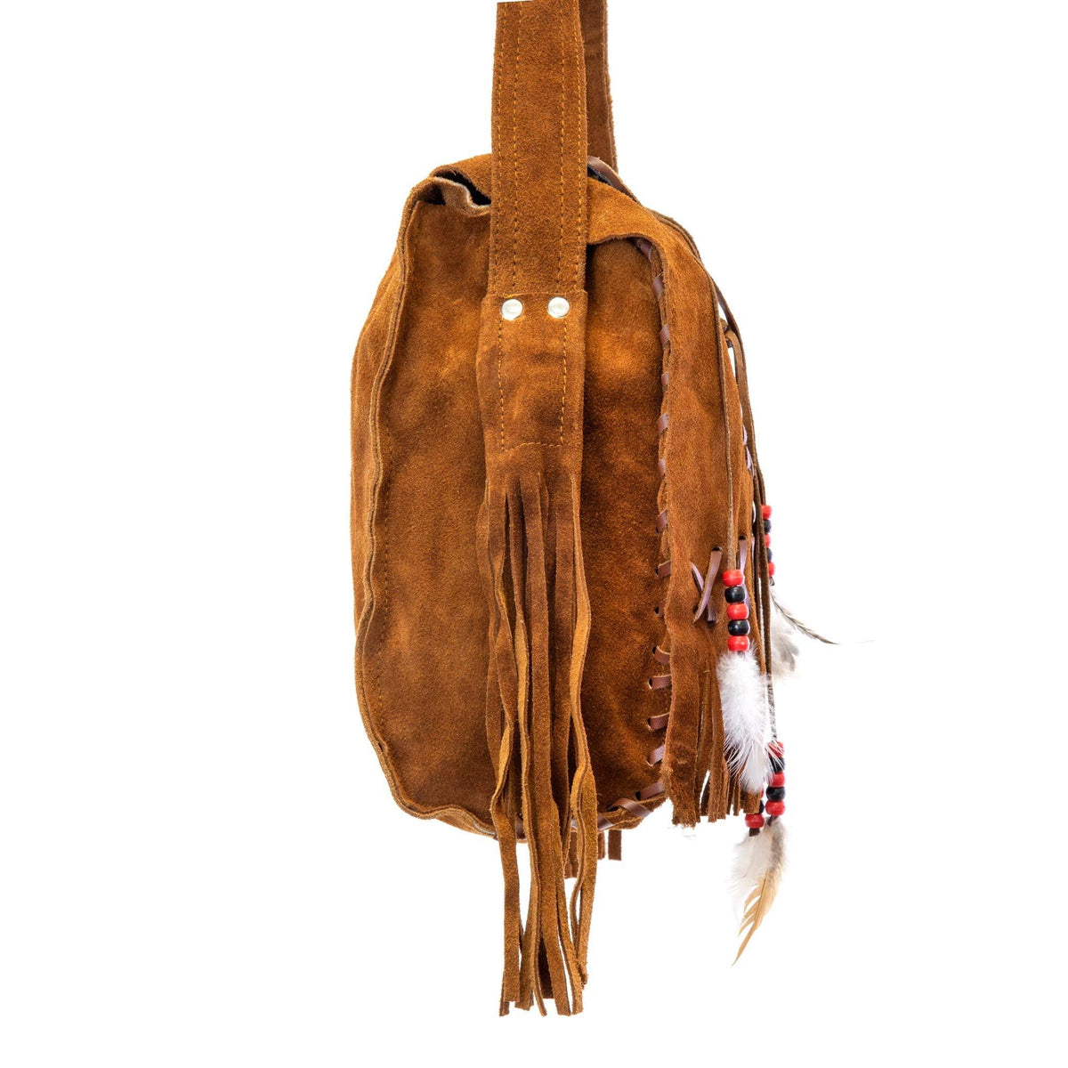 HippieShop.com: Feather Fringe Leather Shoulder Bag on Sale for $29.99