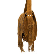 Peace Fringe Leather Shoulder Bag | Hippie Shop