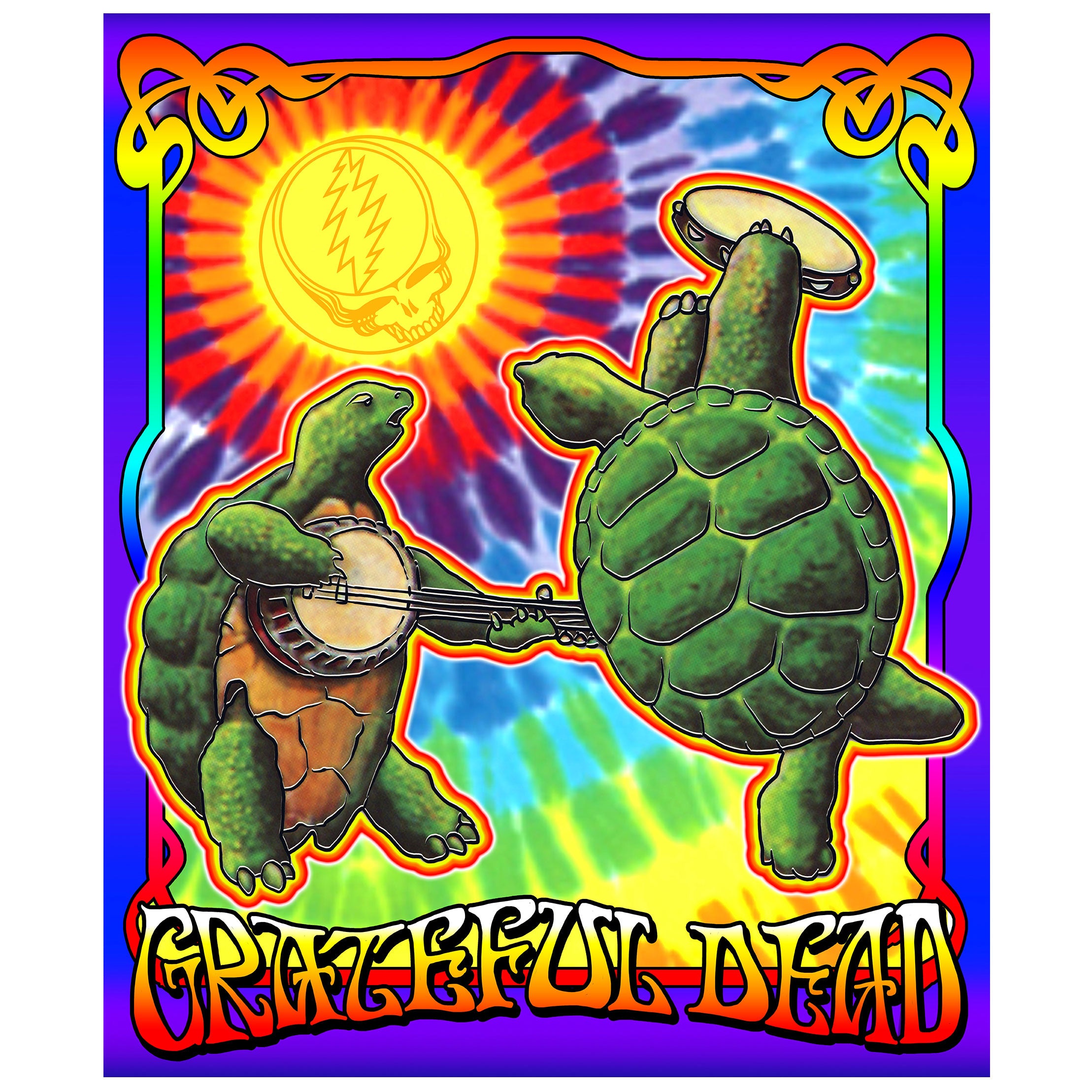 Grateful Dead Terrapin Sunshine Fleece Blanket Hippie Shop