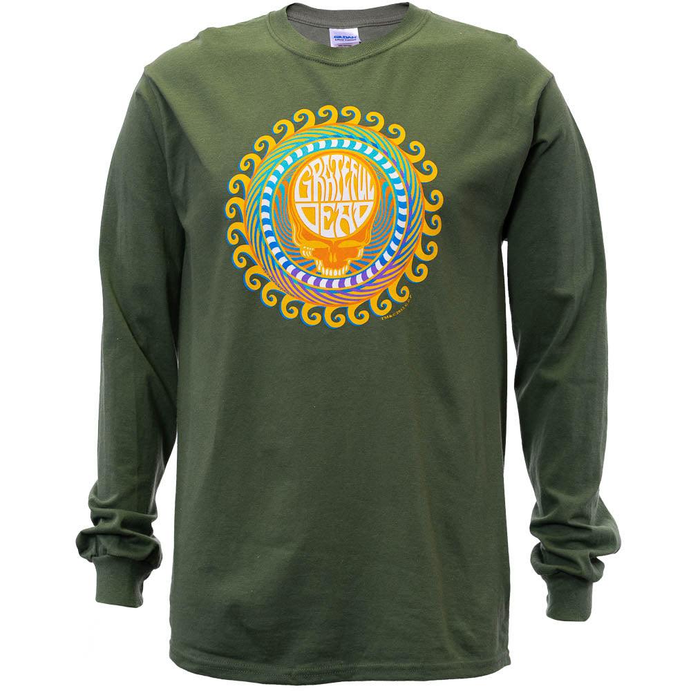 Grateful Dead Orange Sunshine Long Sleeve T Shirt