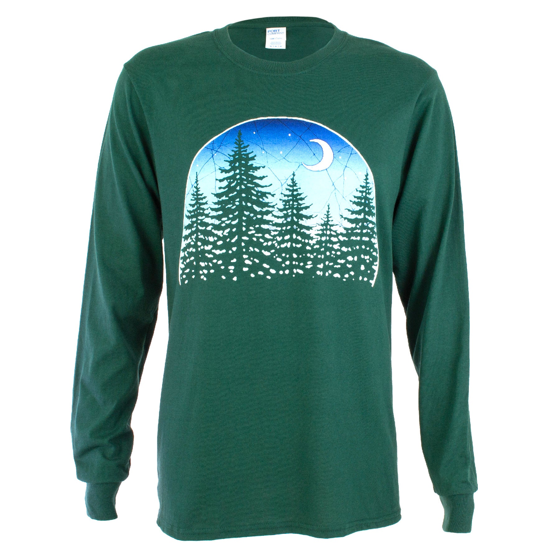 Moonlit Forest Long Sleeve T Shirt