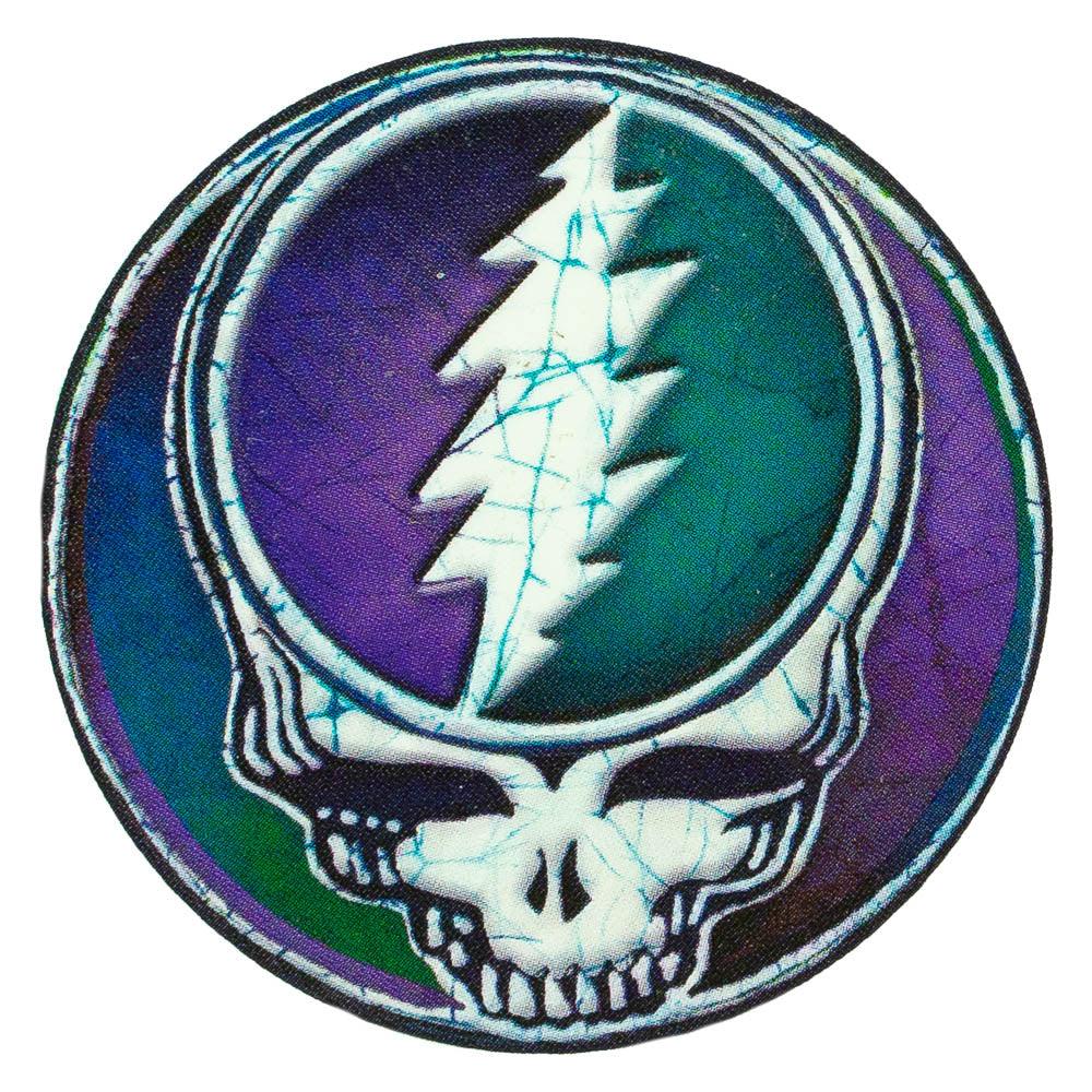 Grateful Dead Batik Steal Your Face Mini Window Sticker Hippie Shop