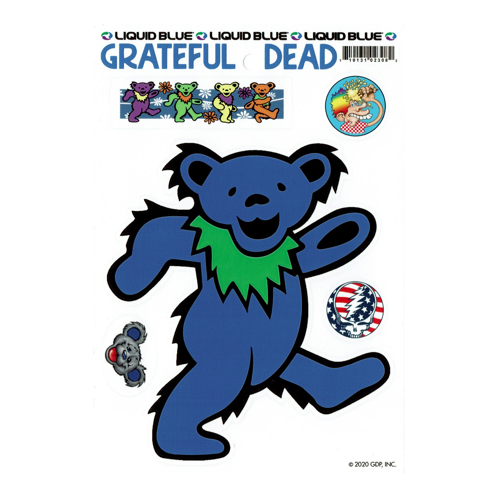 Grateful Dead Blue Bear Die Cut Sticker Hippie Shop