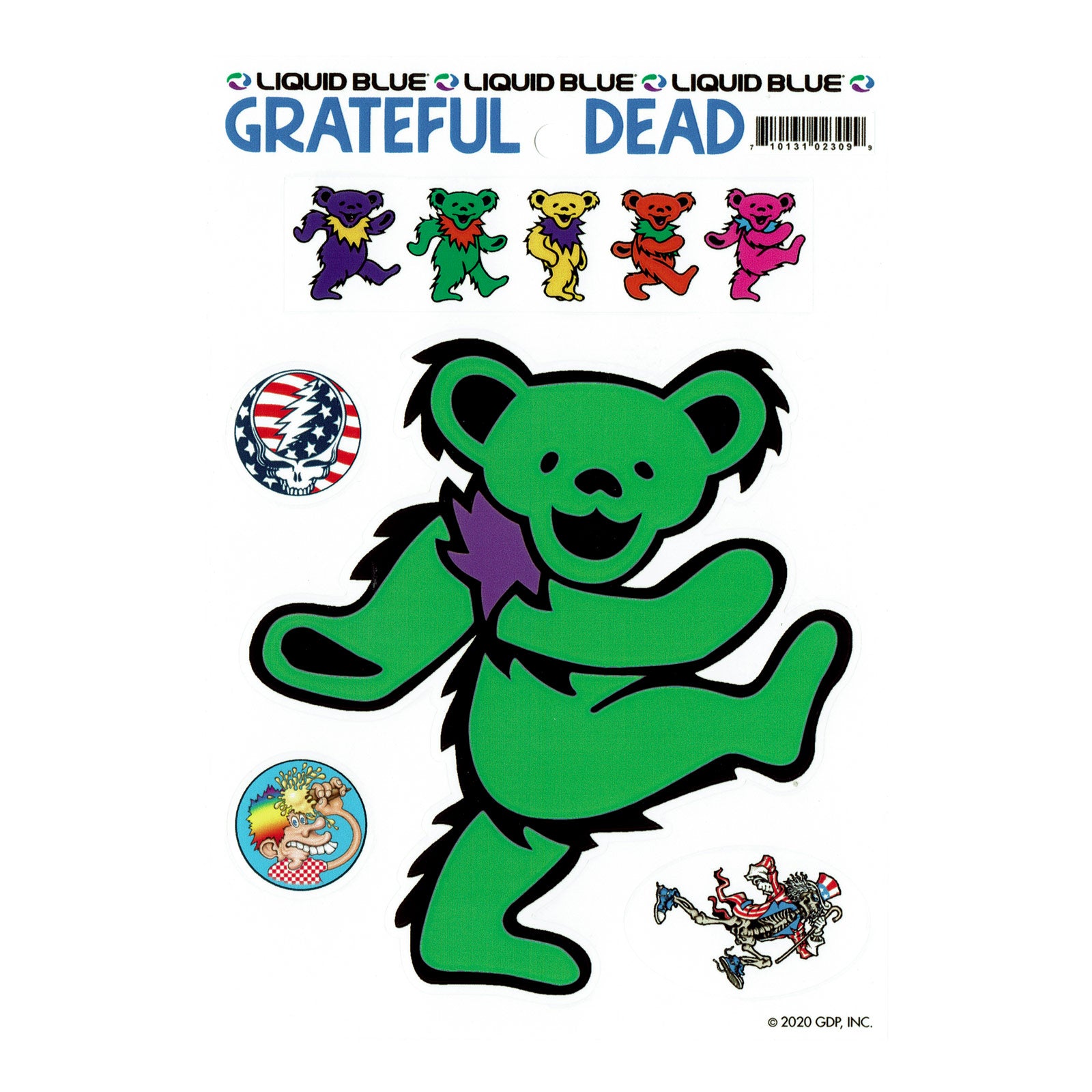 green grateful dead bear