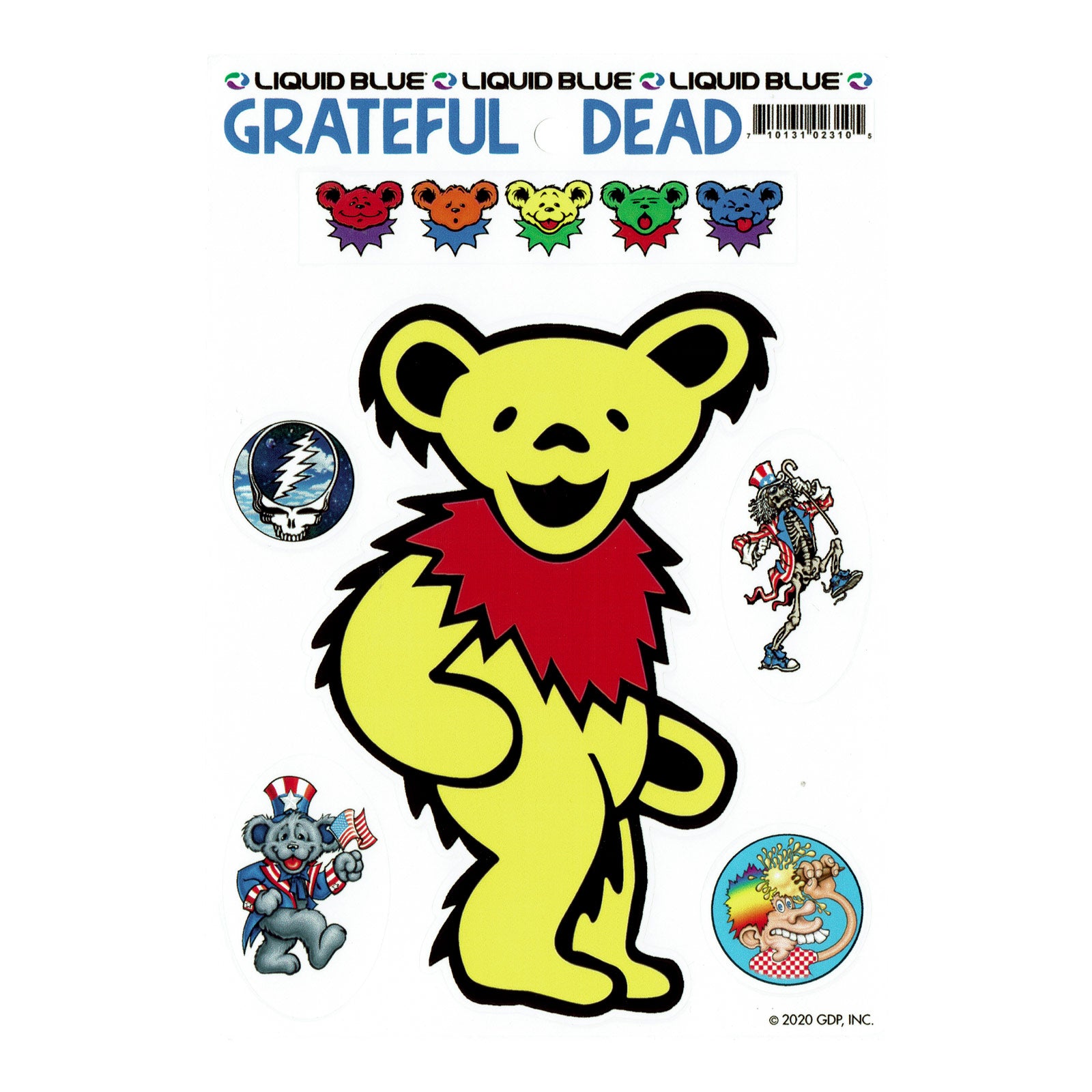 yellow grateful dead bear