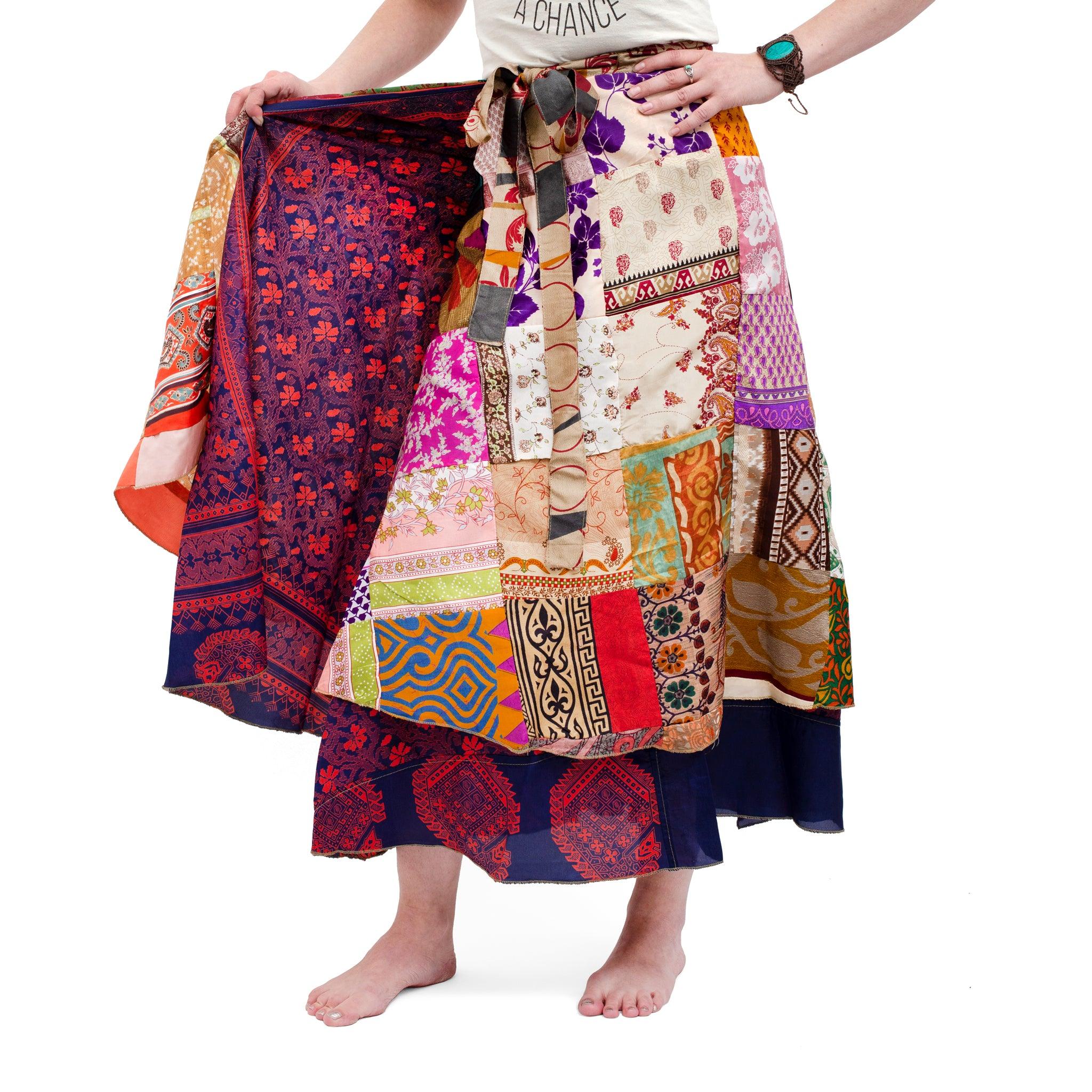 hippy wrap skirt