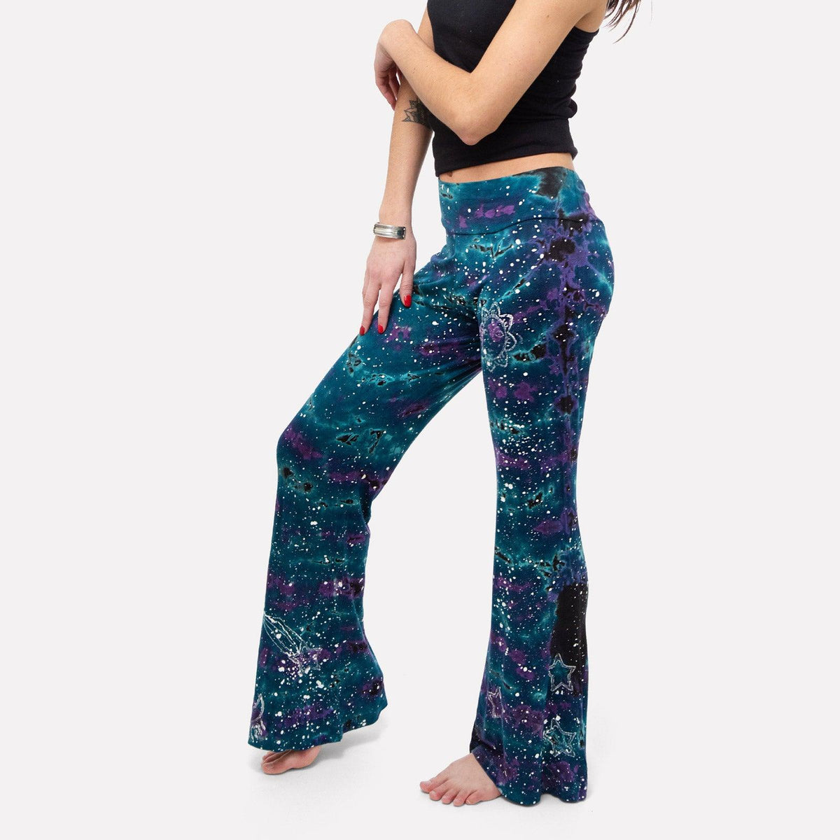 Ethereal Hand Painted Tie Dye Pants | Hippie Shop