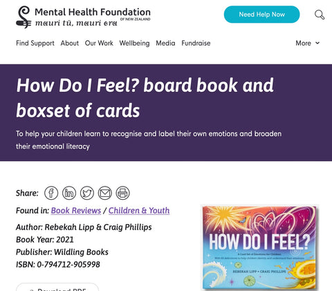Mental Health Foundation - How Do I Feel book