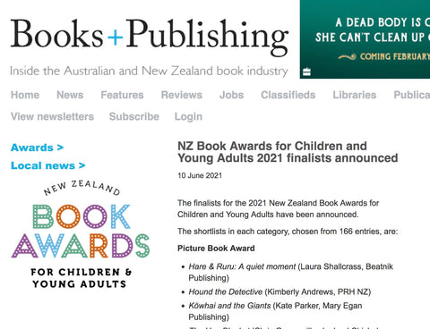NZ book awards 2021