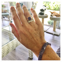 Amethyst Ring and Bracelet