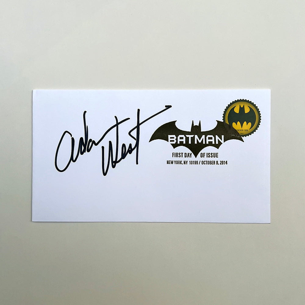 Batman 75th Anniversary Stamps First Day of Issue Envelope | Signed by –  Adam West Official Website