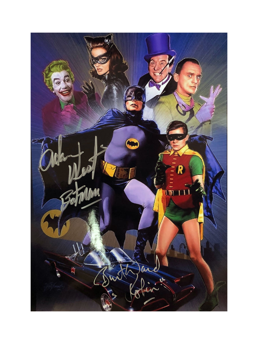 Batman Cast Collage | Double Autograph – Adam West Official Website
