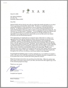 Pixar Letter Thumbnail