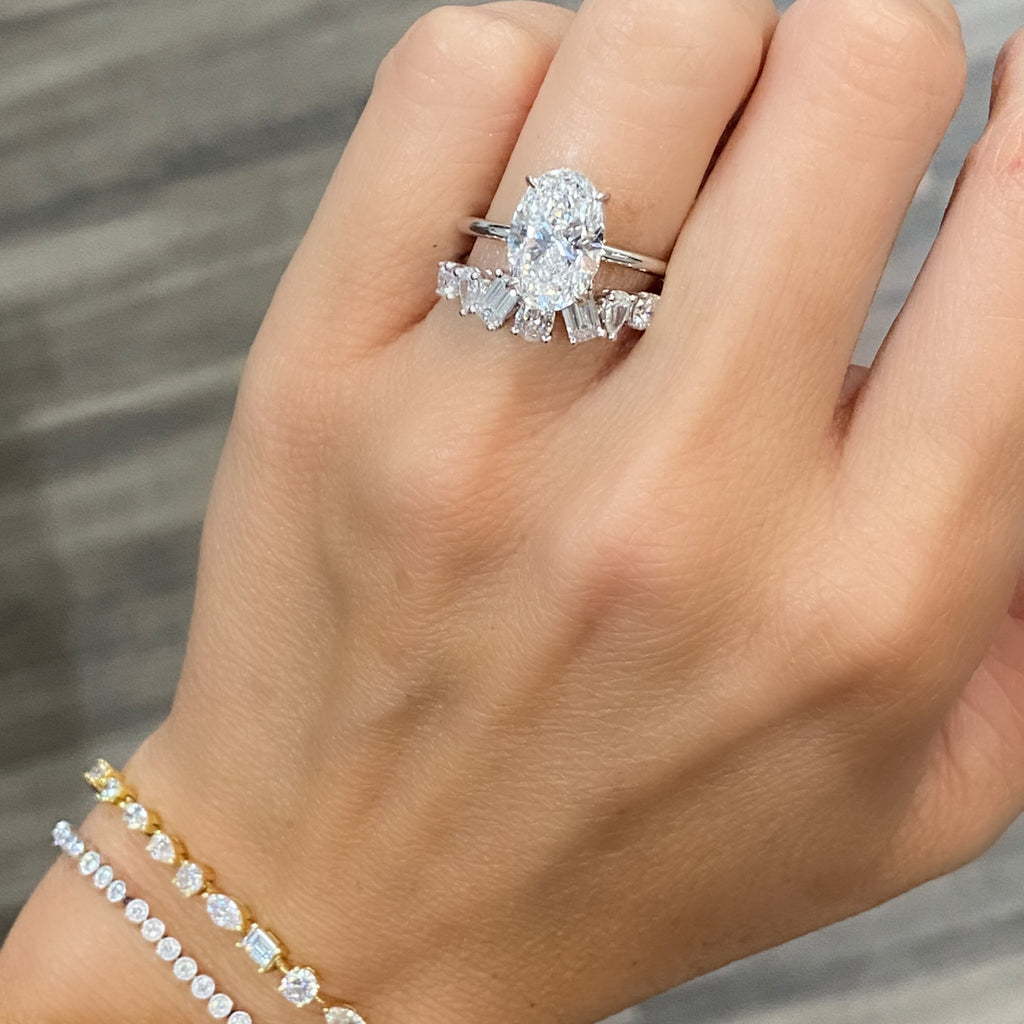 Oval Cut Diamond Engagement Ring | MDR Atelier