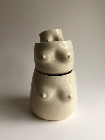  Emily Pawlica, Studio Pawlica, Female Form, Boobie Mug, Boobie Cup