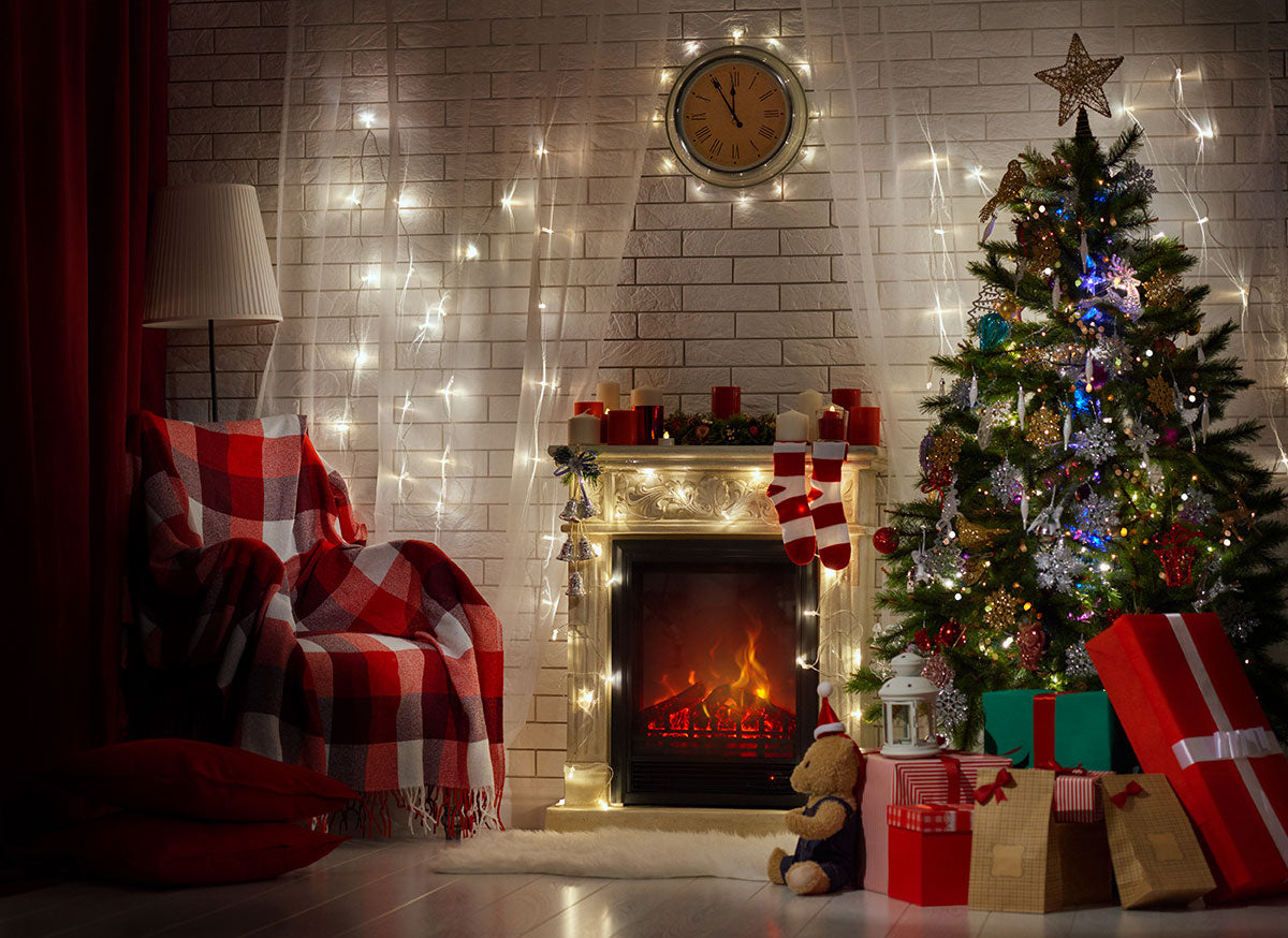 Christmas fireplace mantle decoration ideas