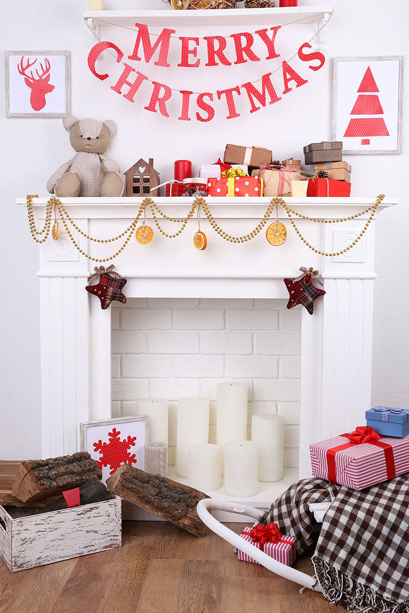 Christmas fireplace decor ideas