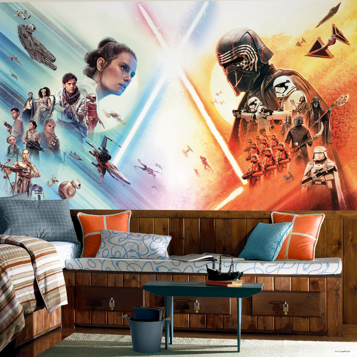 Free download 3D Star Wars Wallpaper Force Awakens Wall Mural Custom Photo  750x750 for your Desktop Mobile  Tablet  Explore 53 Star Wars 3D  Background  Star Wars Star Background Star