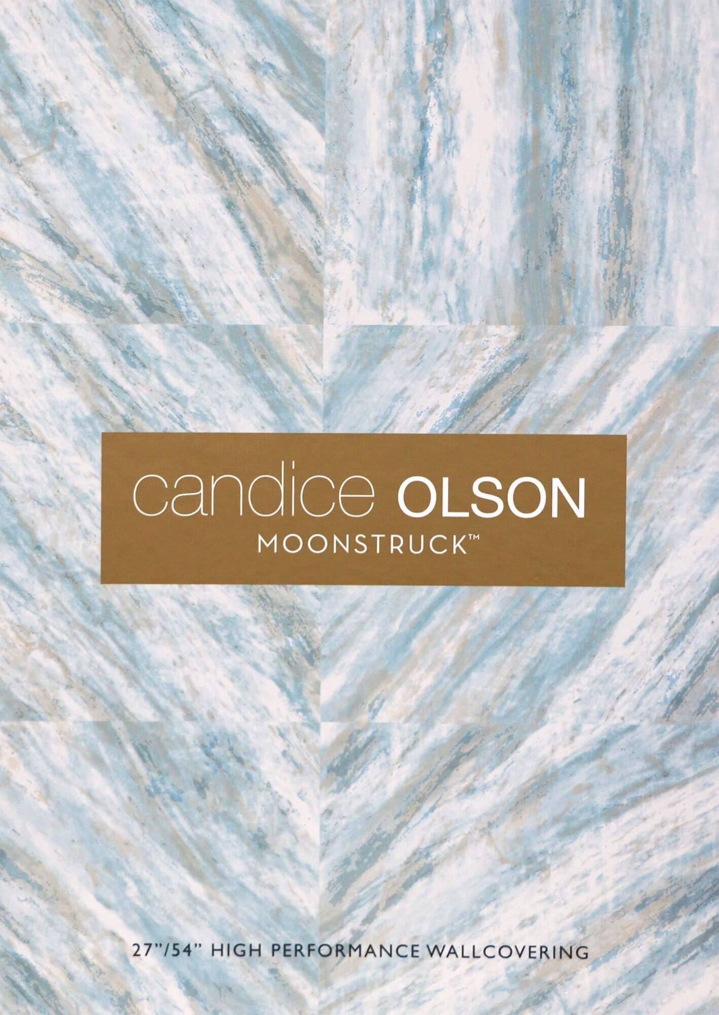 54" Candice Olson Moonstruck Flow Wallpaper - Gray