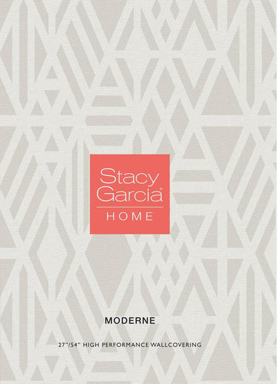 Stacy Garcia Moderne Conservation Wallpaper - Ivory