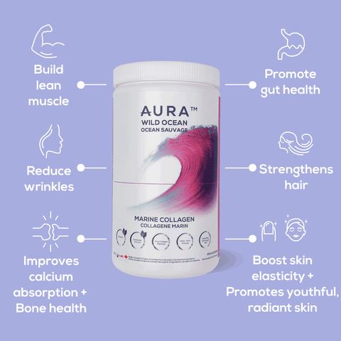 AURA Wild Ocean Collagen Bottle