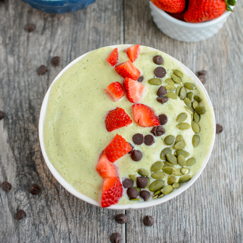 AURA Morning Powder Smoothie Bowl Recipe