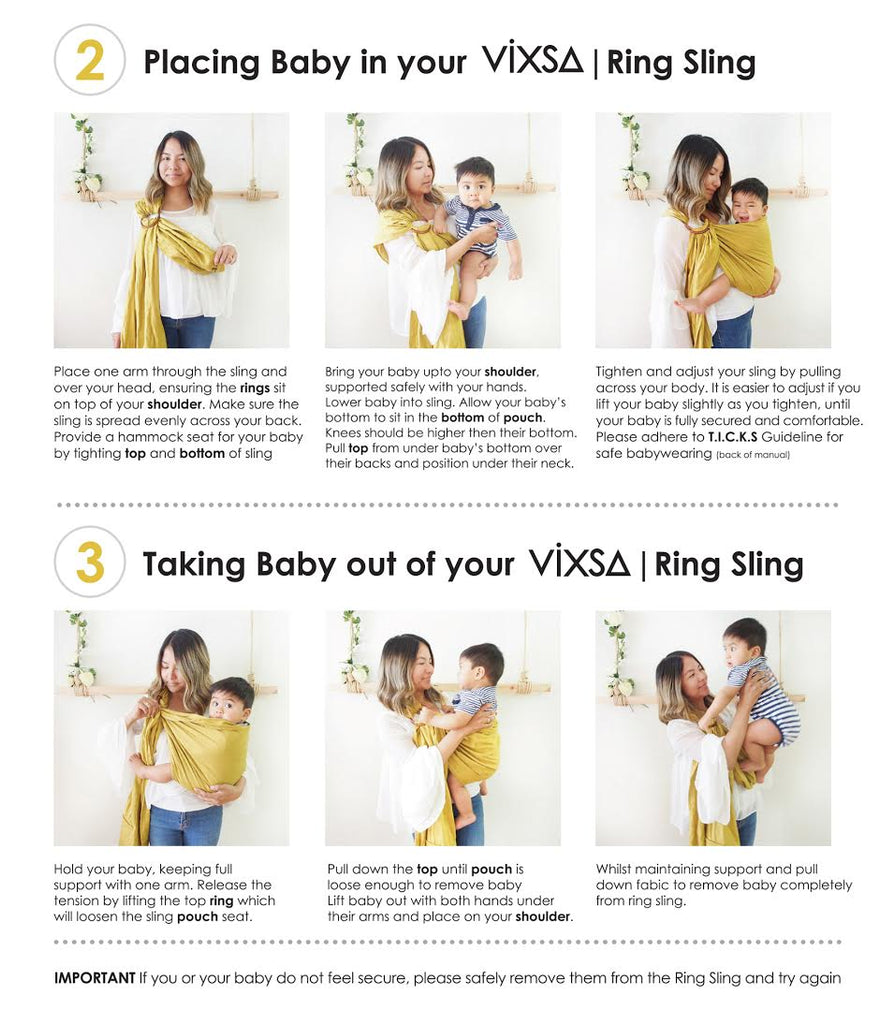 Ring Sling Instructions – VIXSA