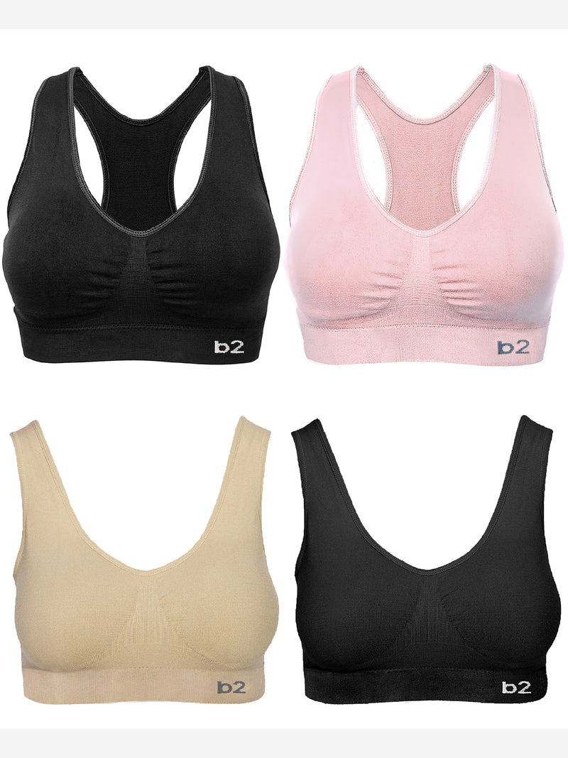 6 Pieces Light Padded Youth Teenager Wired Junior Training Bra 30A 32A 34A  36A 34A (09051wal) 