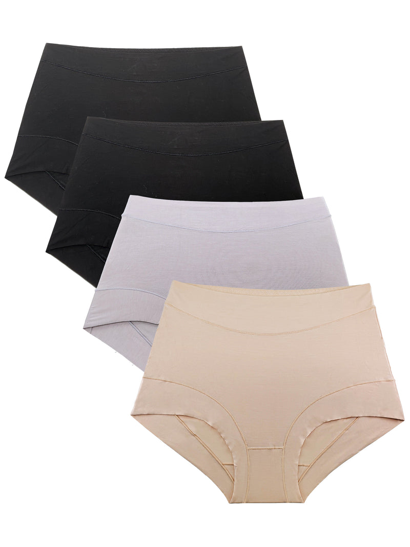 Women's Panties Microfiber Silicone Edge Hipsters XS-3X Plus Size 4 Packs –  B2BODY - Formerly Barbra Lingerie