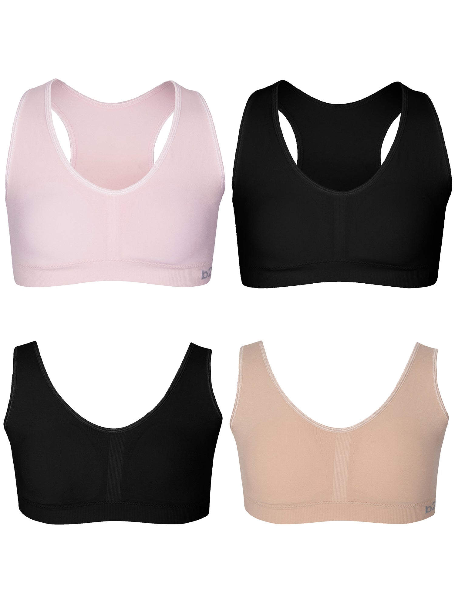 B2BODY Juniors and Teen Seamless Padded Training Bra - Strap and Racerback  Bras 