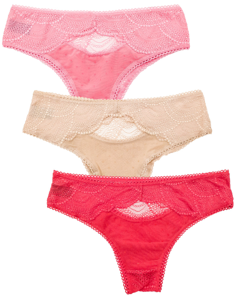Buy Barbra Lingerie Barbra's 6 Pack of Women's Regular & Plus Size Lace  Boyshort Panties at