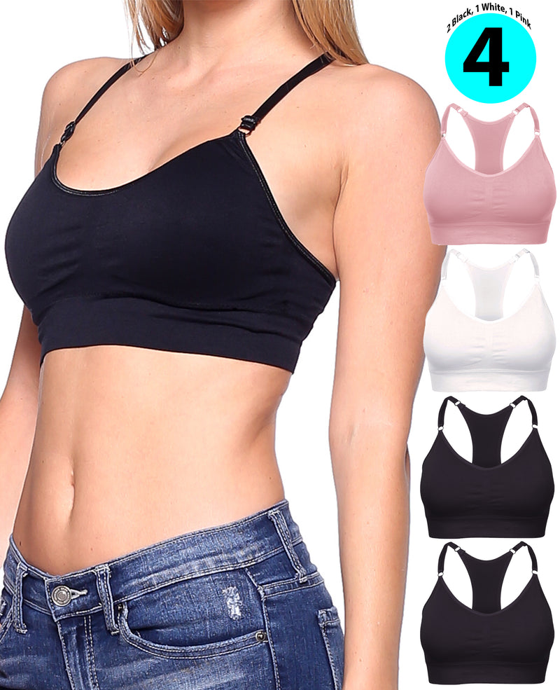 adviicd She Fit Sports Bras Women's Seamless Pullover Bra With