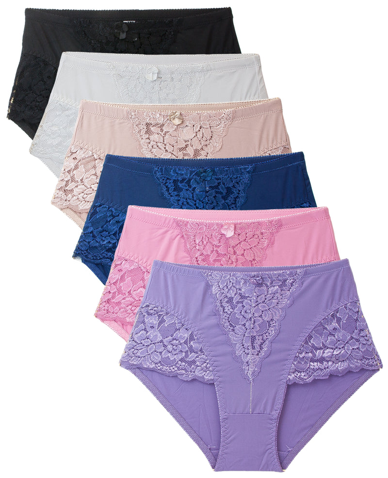 1Pc Womens Cotton Underwear High Waist Postpartum Panties for Ladies Full  Coverage Soft Comfortable Briefs Panty Plus Size Light Purple 2XL 