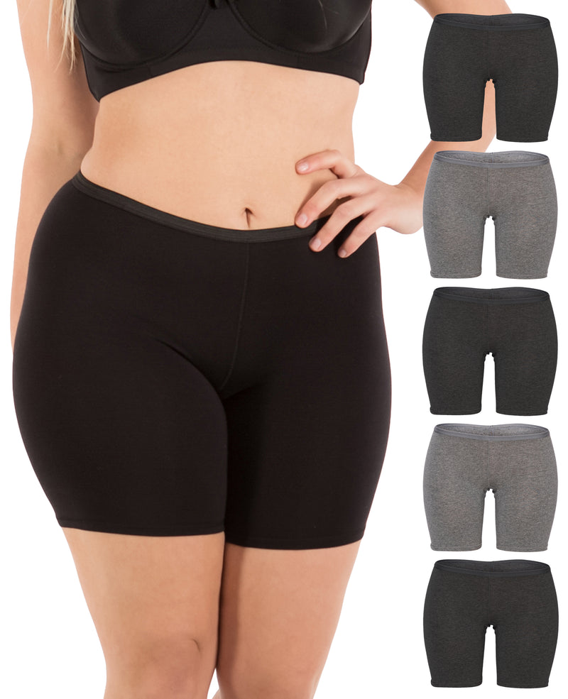 6-Pack: Women's Slimming High-Waisted Panty Briefs - Plus Size